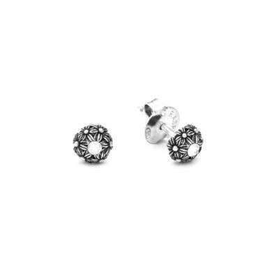 Orecchini Mini Margherite E Zircone - Giovanni Raspini Orecchini Mini Margherite E Zircone - Giovanni Raspini