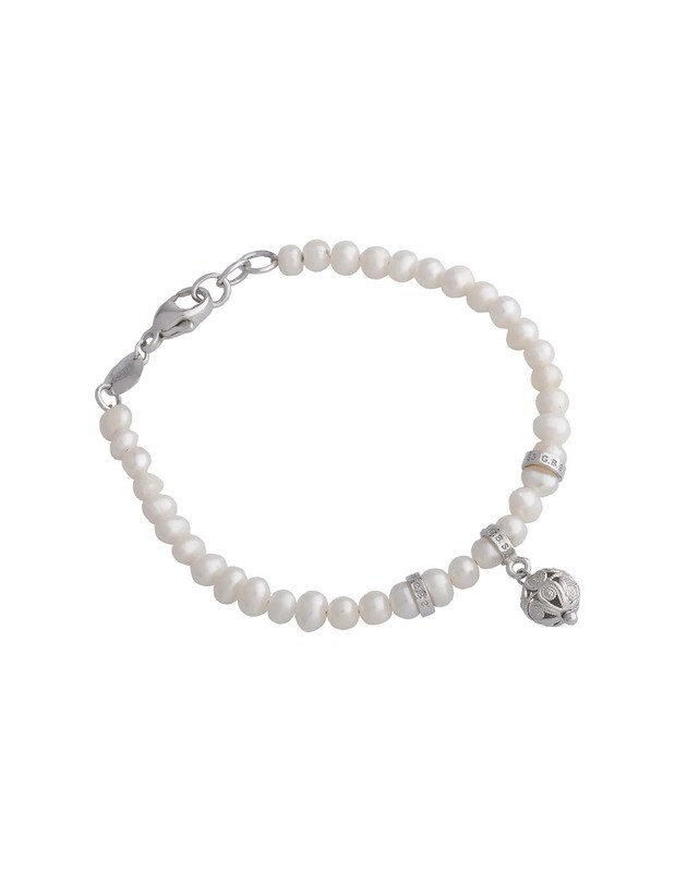 Bracciale Perle e Drago pendente - spadafora gioielli Bracciale Perle e Drago pendente - spadafora gioielli
