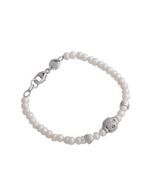Bracciale Perle e Drago pendente - spadafora gioielli Bracciale Perle e Drago pendente - spadafora gioielli