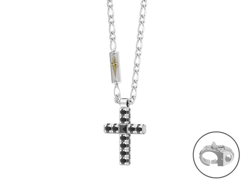Collana CROCE Argento&Oro - Cesare Paciotti Blaze Collana CROCE Argento&Oro - Cesare Paciotti Blaze