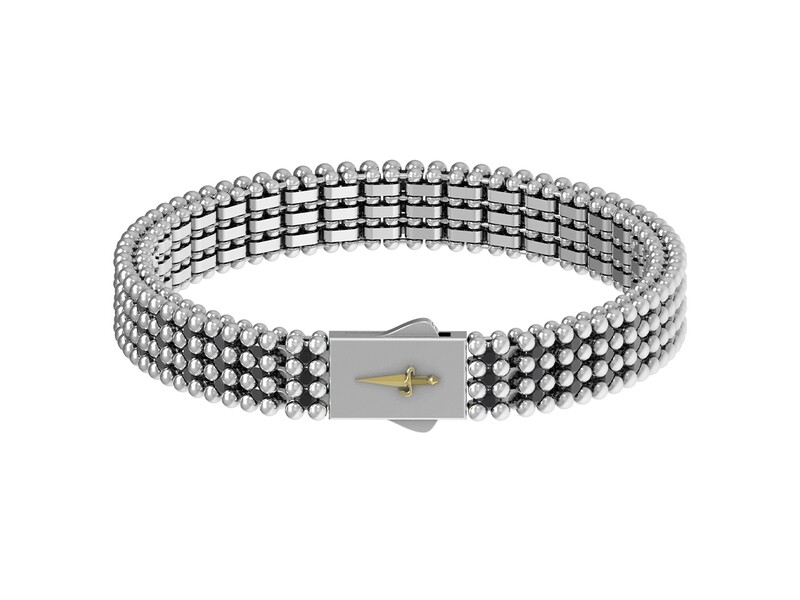 Bracciale TENNIS Argento&Oro - Cesare Paciotti Blaze Bracciale TENNIS Argento&Oro - Cesare Paciotti Blaze
