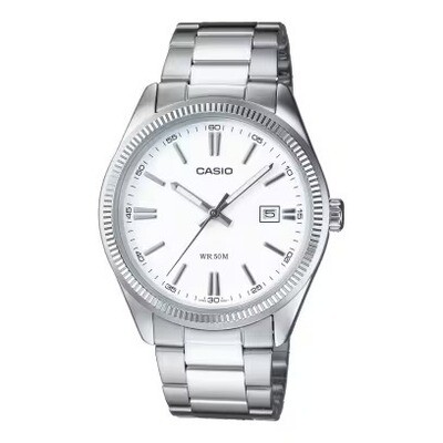 Casio Orologio Classic White Acciaio Collection Casio Orologio Classic White Acciaio Collection