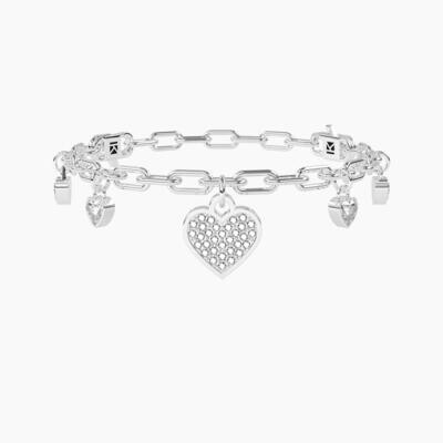 Bracciale regolabile con ciondolo cuore CUORE | I LOVE YOU