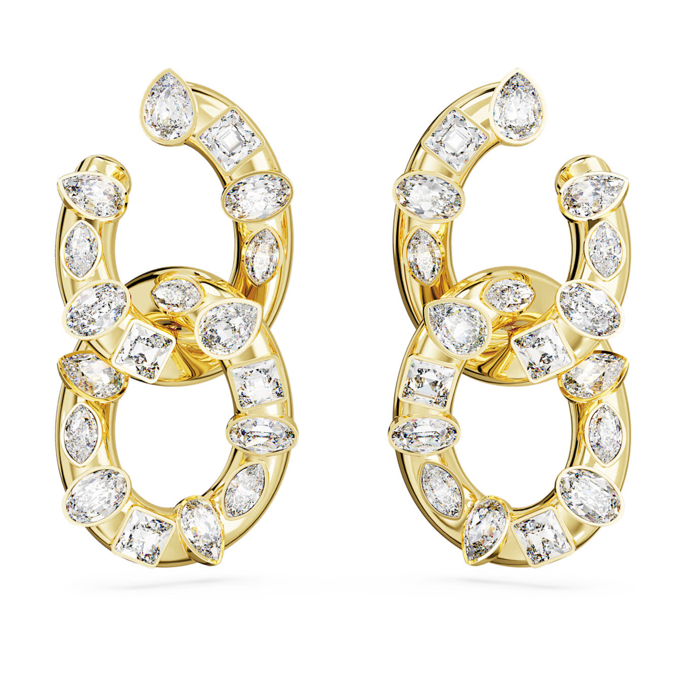 Orecchini a cerchio Dextera  Swarovski
