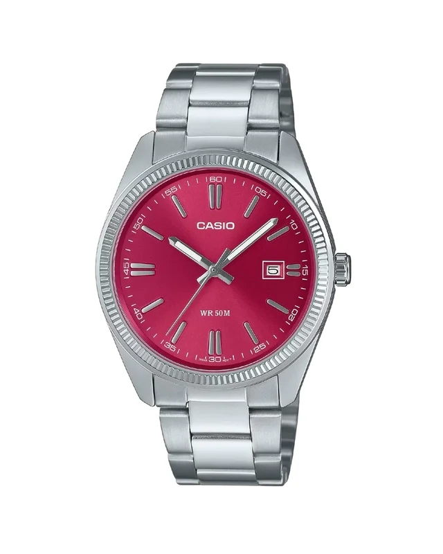 Casio Orologio Classic Red Acciaio Collection Casio Orologio Classic Red Acciaio Collection