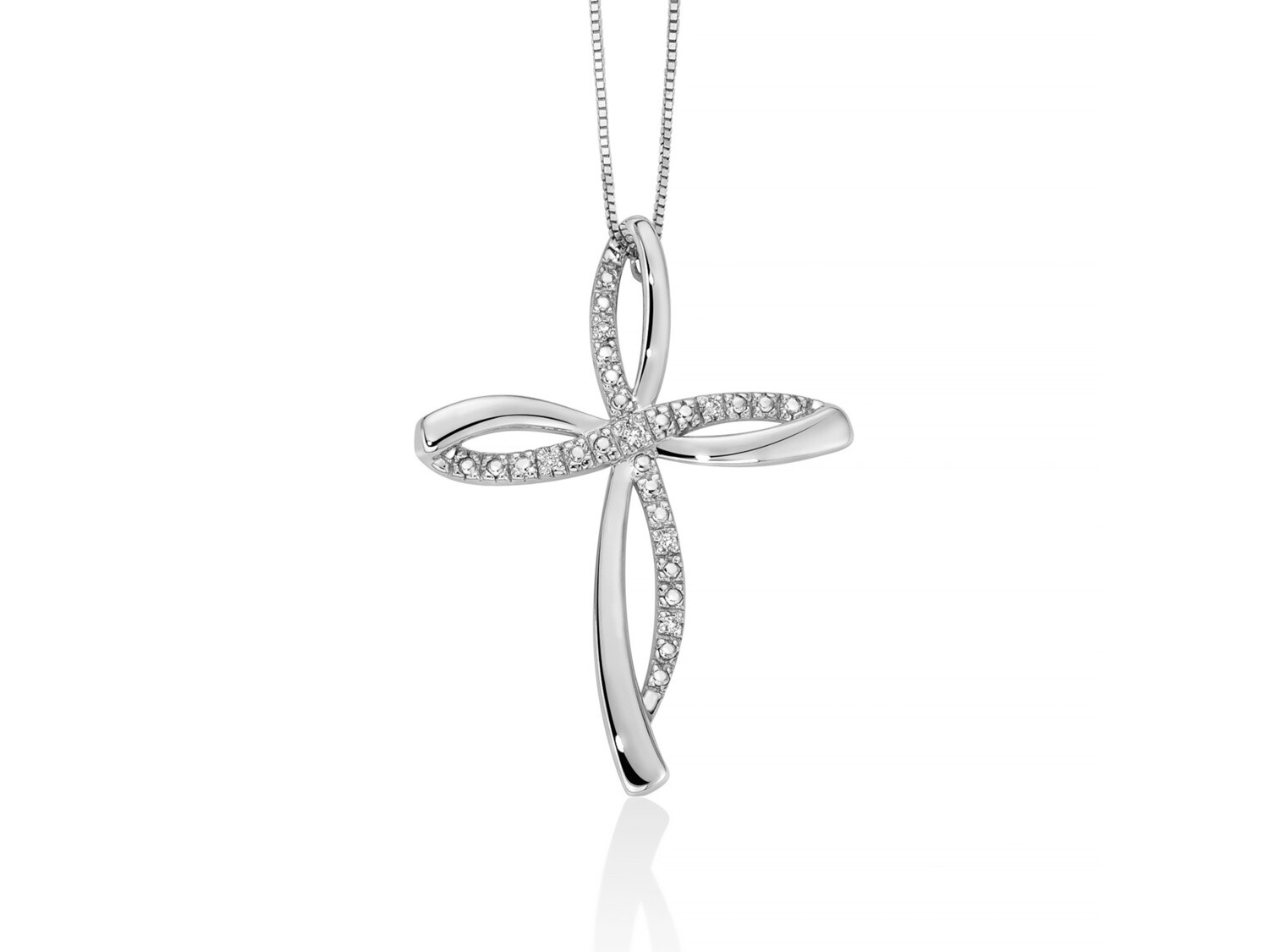 Croce Con Diamanti Miluna