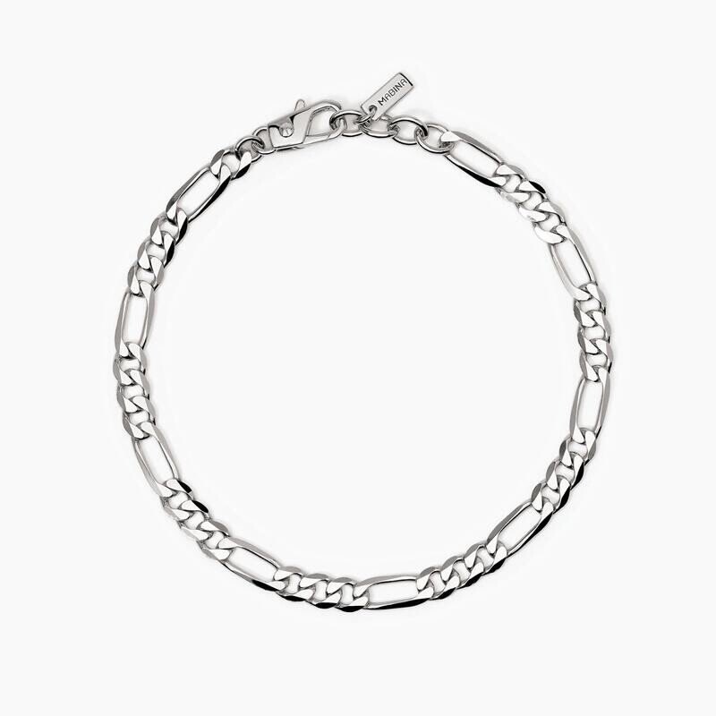 Bracciale uomo in argento con catena Millennium Mabina Uomo