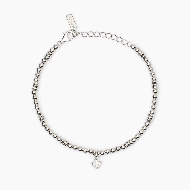 Bracciale donna in argento con quadrifoglio Little Mix Mabina Donna