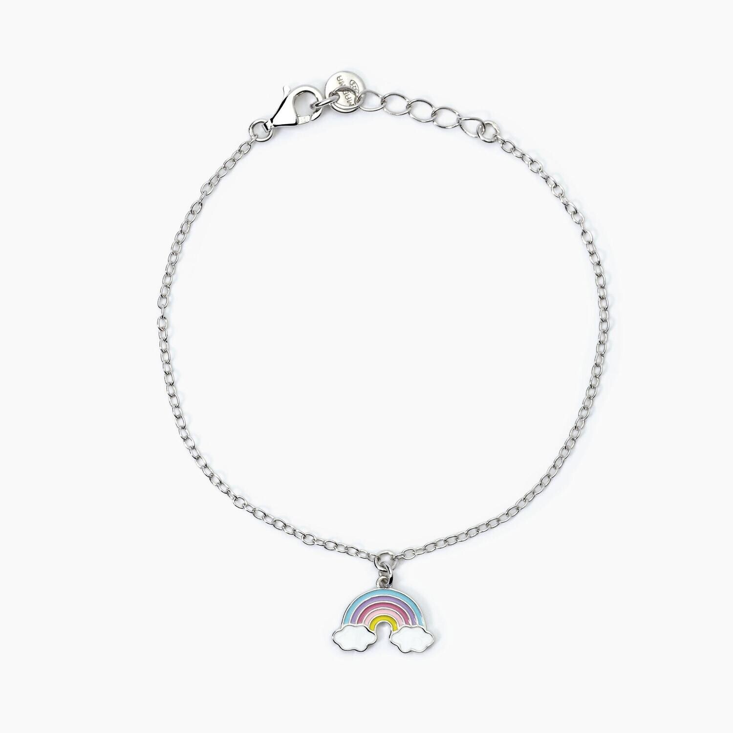 Bracciale in argento con arcobaleno RAINBOW Mabina Junior Bracciale in argento con arcobaleno RAINBOW Mabina Junior