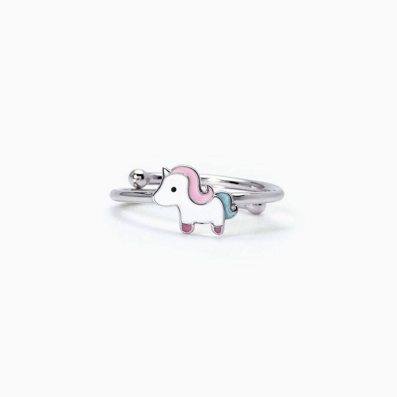 Anello in argento con unicorno UNICORNO MAGICO Mabina Junior