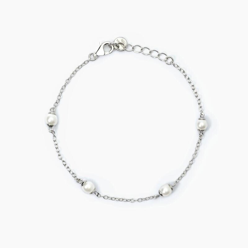 Bracciale in argento con perle DREAM STONE Mabina Junior