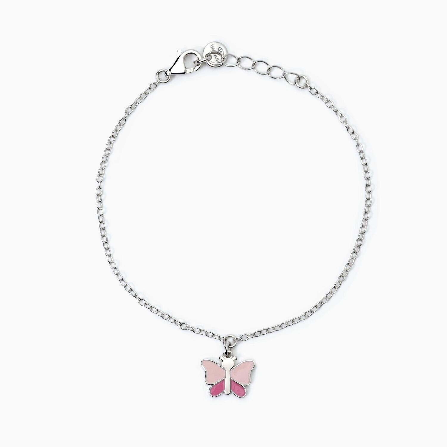 Bracciale in argento con farfalla BUTTERFLY Mabina Junior Bracciale in argento con farfalla BUTTERFLY Mabina Junior