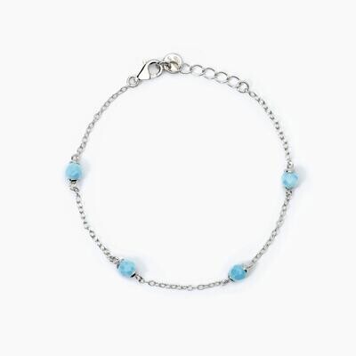Bracciale in argento con turchese DREAM STONE Mabina Junior