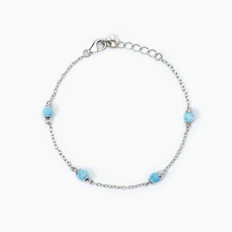 Bracciale in argento con turchese DREAM STONE Mabina Junior