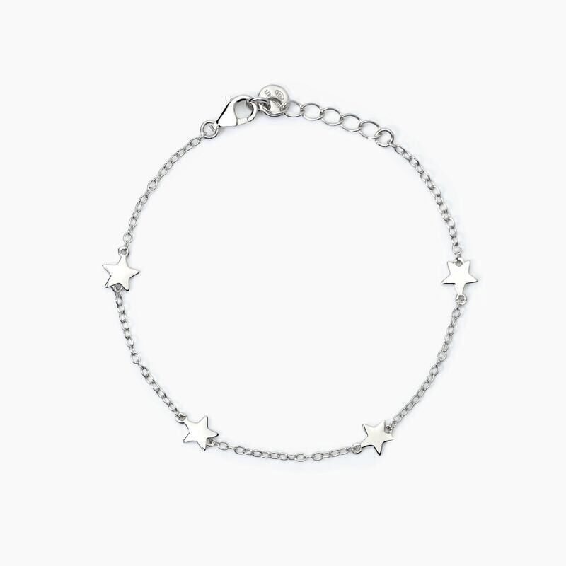 Bracciale in argento con stelline STELLA STELLINA Mabina Junior