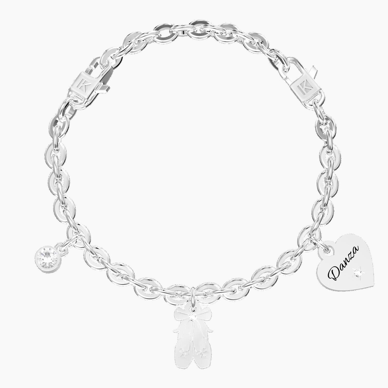 Bracciale DANZA SCARPETTA regolabile con ciondolo KIDULT