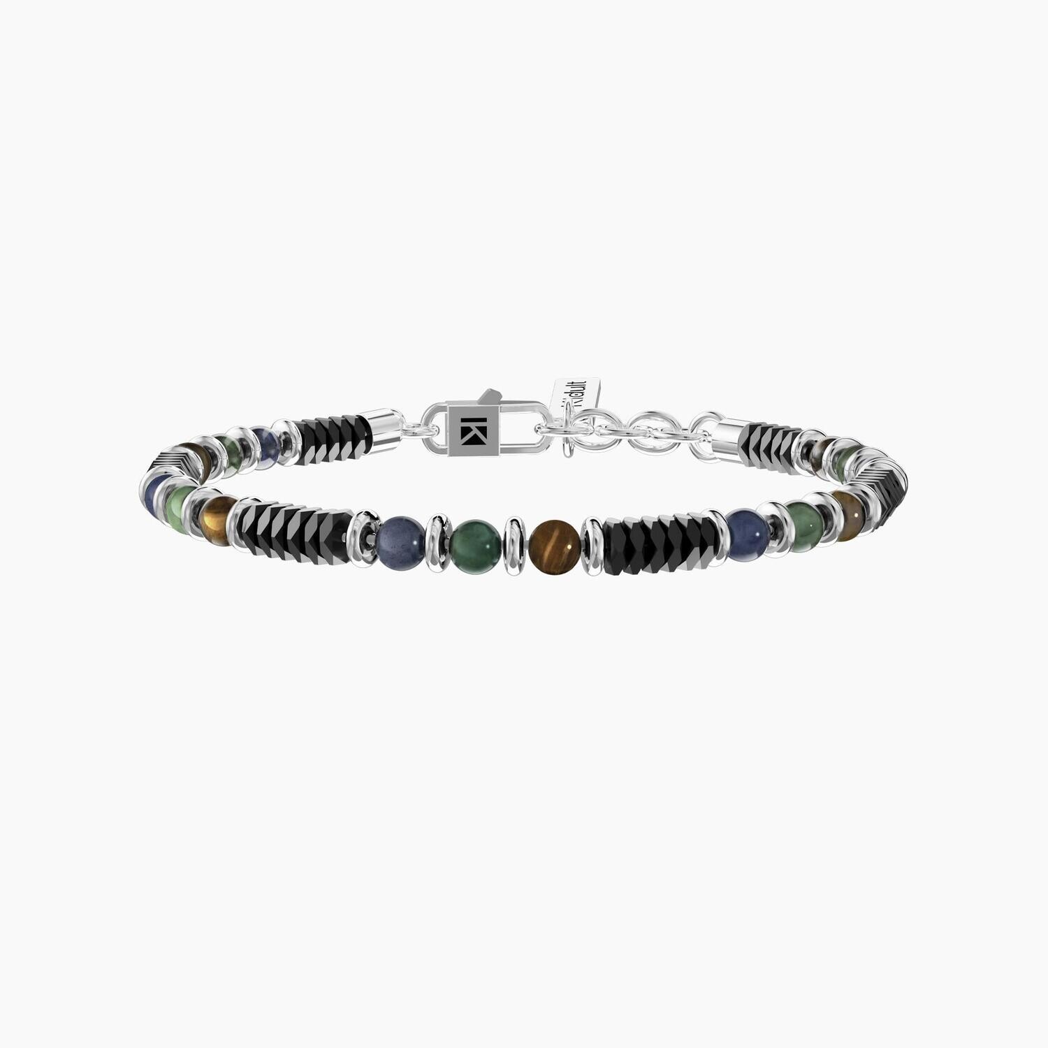 Bracciale uomo con giada e pietre KIDULT
