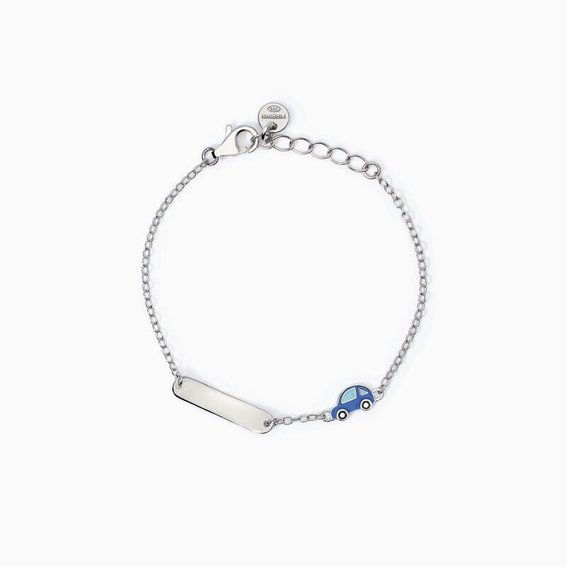Bracciale per bambini con macchinina e targhetta CAR-TAG Mabina Gioielli