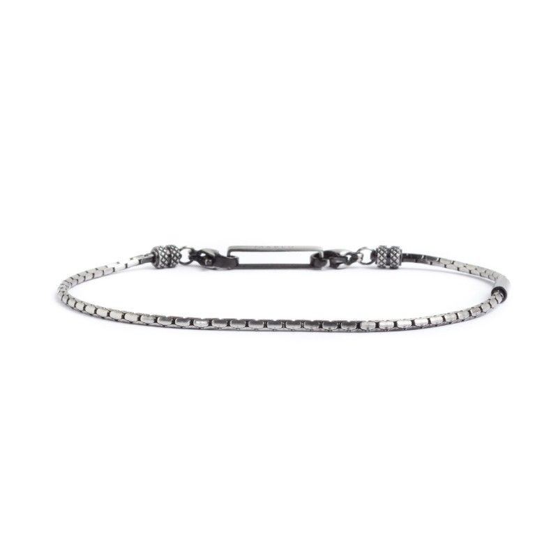 Bracciale catena oval box 2mm Marlu' Uomo