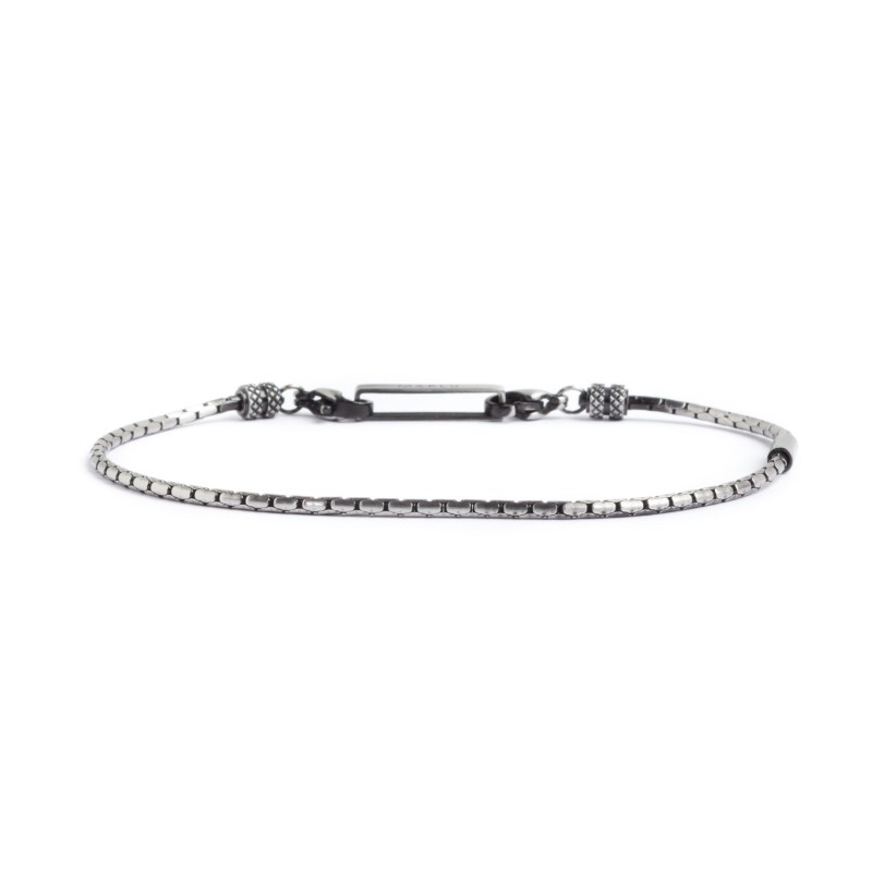 Bracciale catena oval box 2mm Marlu' Uomo - 4BR1827BR