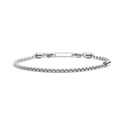 Bracciale catena box rounded 3mm Marlu' Uomo