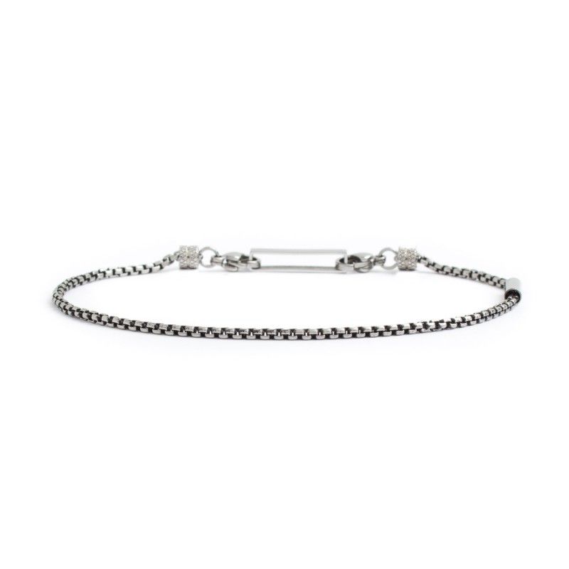 Bracciale catena box rounded 2mm Marlu' Uomo