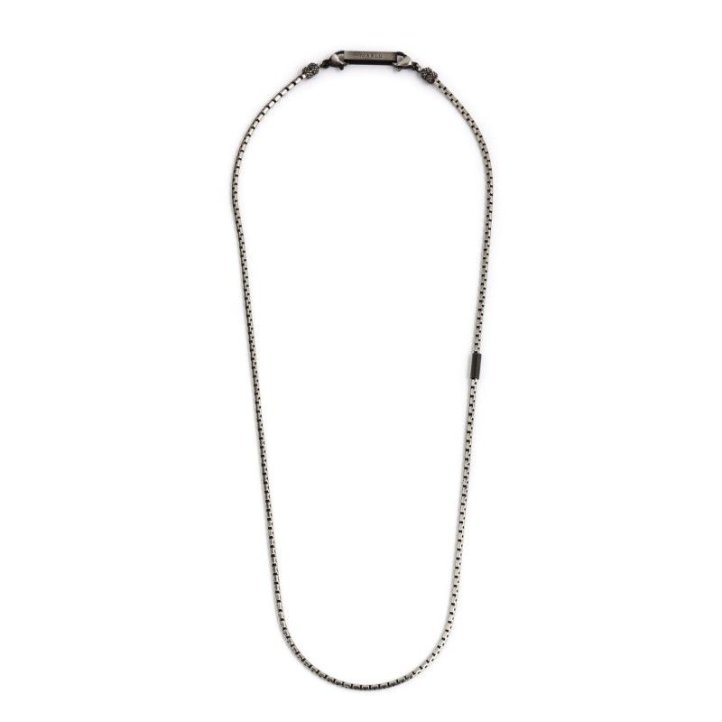 Collana catena box oval 2mm Marlu' Uomo