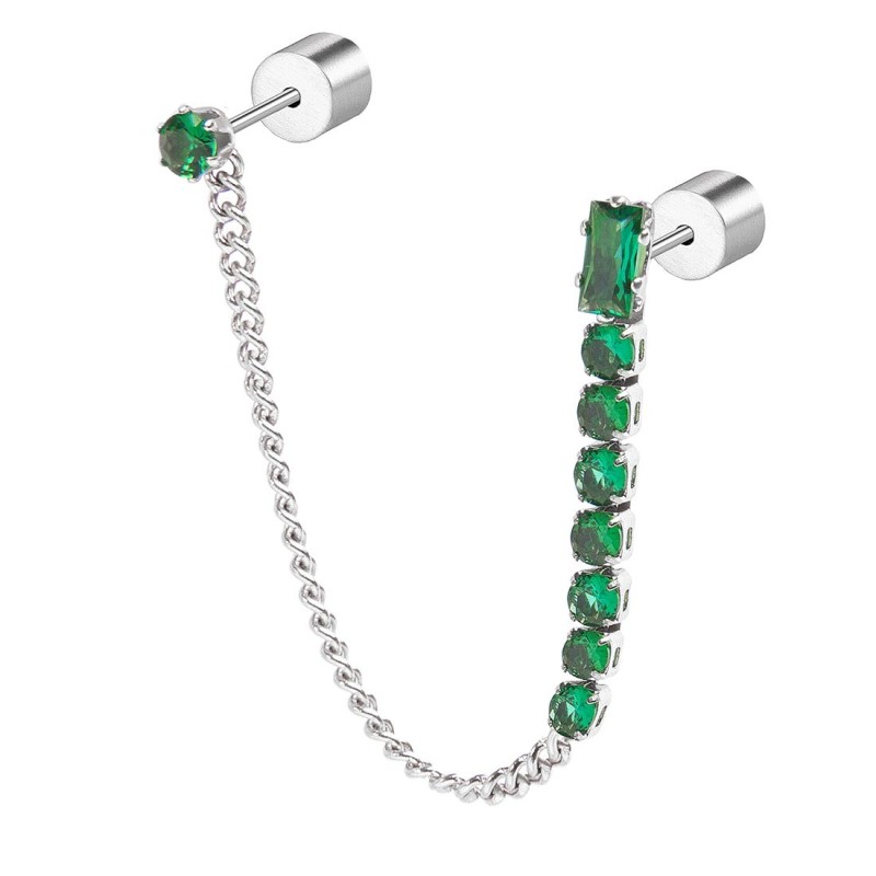 Orecchino a lobo multindosso tennis pendente Marlu' Donna - 31OR0003-S