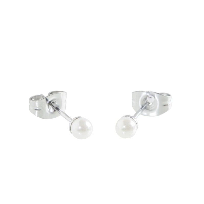Orecchini a lobo sfera 4mm Marlu' Donna