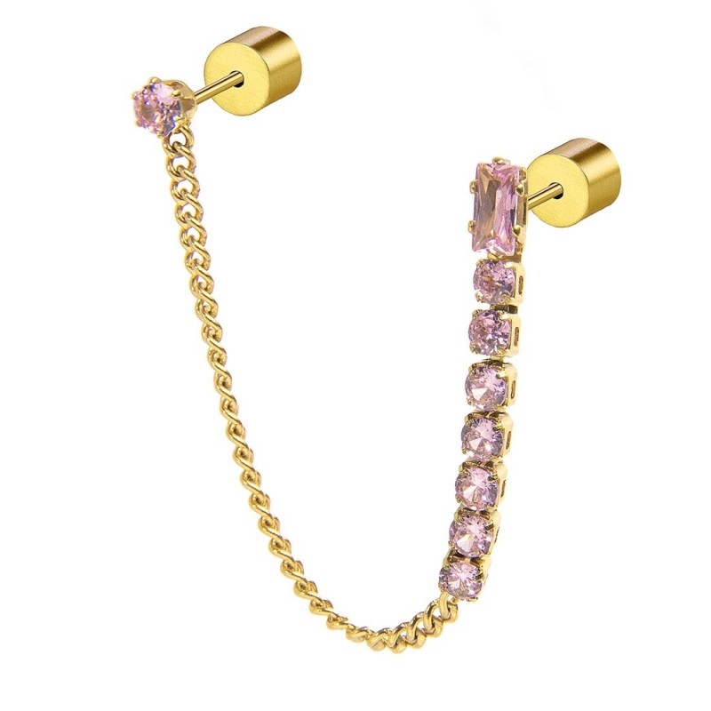 Orecchino a lobo multindosso tennis pendente Marlu' Donna - 31OR0003G-LF