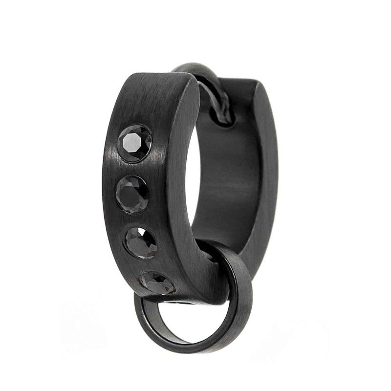 Orecchino a cerchio 14mm con anello per charm Marlu' Donna