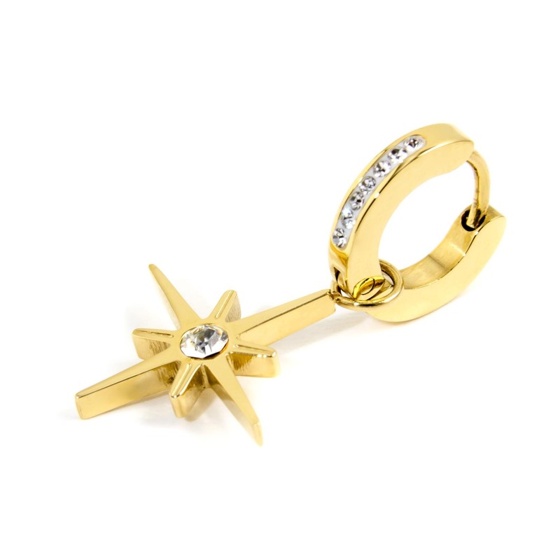 Orecchino a cerchio rosa dei venti Marlu' Donna - 33OR0009G