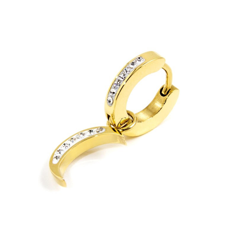 Orecchino a cerchio luna Marlu' Donna - 33OR0010G