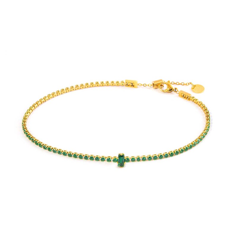 Cavigliera tennis zircone centrale Marlu' Donna - 20CV059G-V