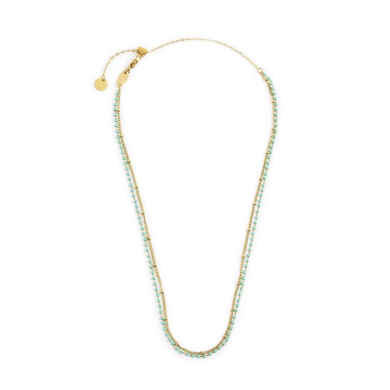 Collana catena grumetta e miyuki Marlu' Donna