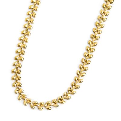 Collana catena a foglia chevron Marlu' Donna