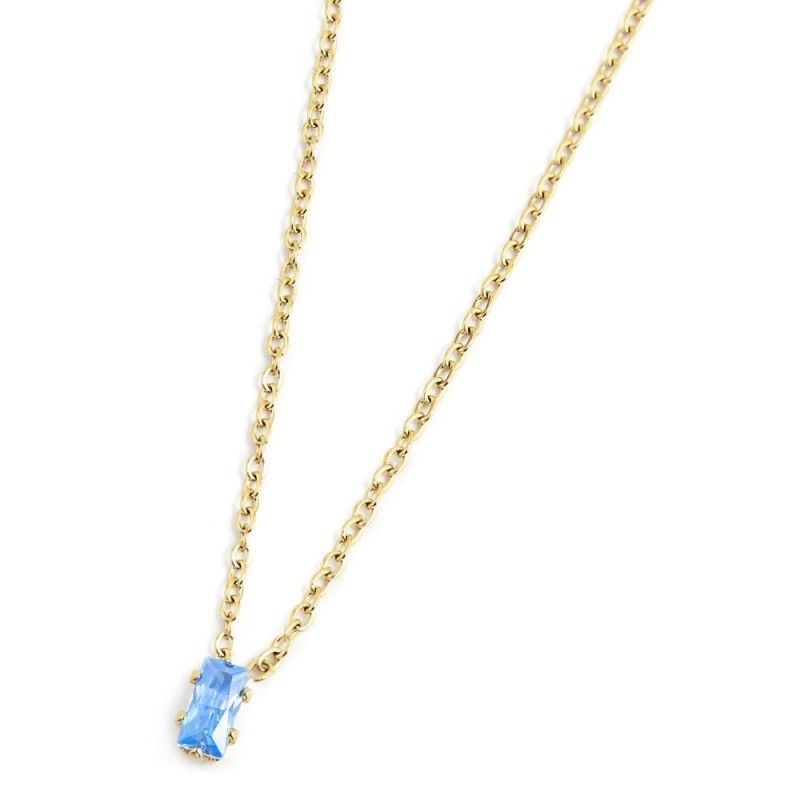 Collana con zircone baguette Marlu' Donna