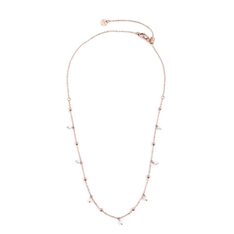 Collana catena con sfere e perle Marlu' Donna - 2CO0069R-W