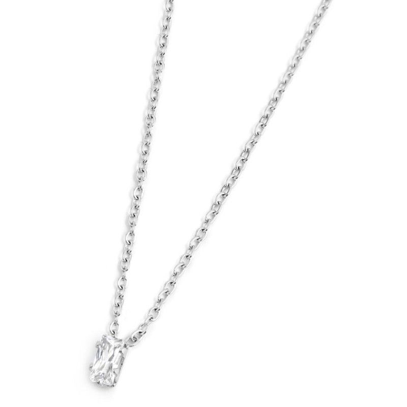 Collana con zircone baguette Marlu' Donna