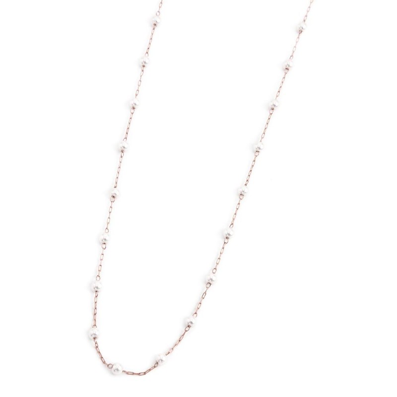 Collana catena con perle Marlu' Donna - 2CA0031R-W
