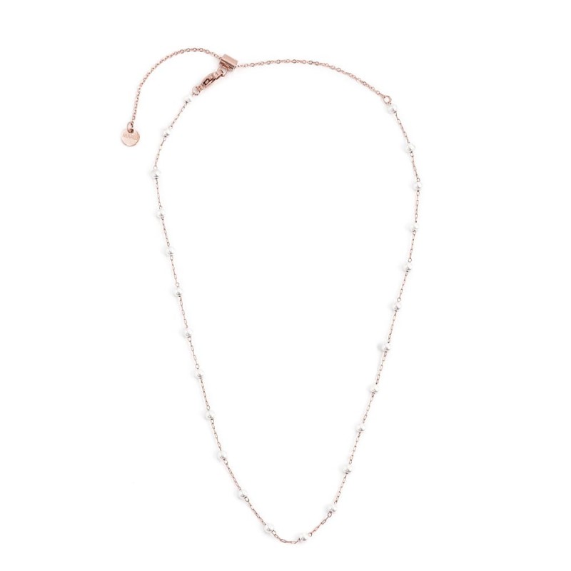 Collana catena con perle Marlu' Donna - 2CA0031R-W