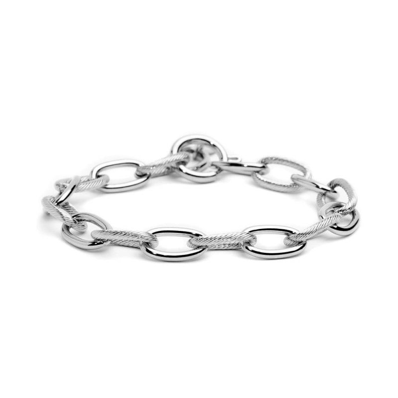 Bracciale catena maglia larga Marlu' Donna