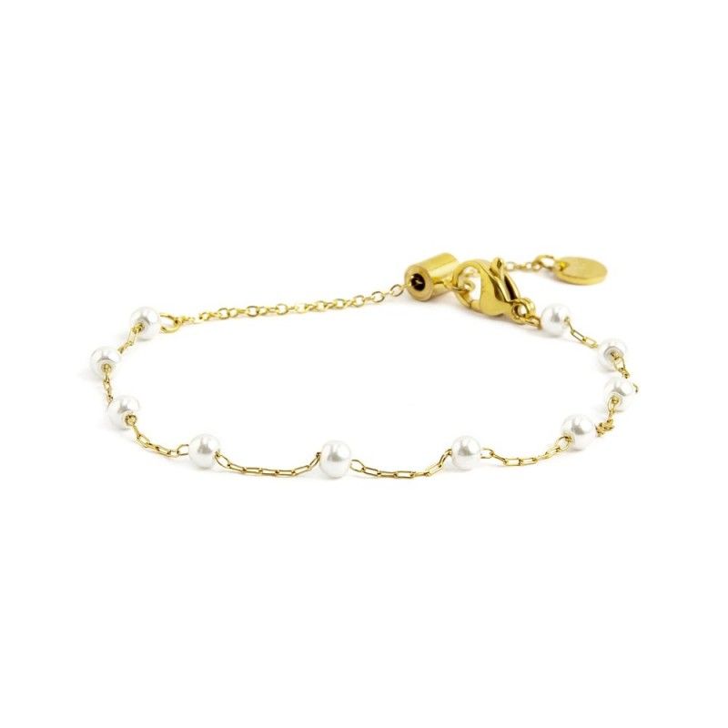 Bracciale catena con perle Marlu' Donna