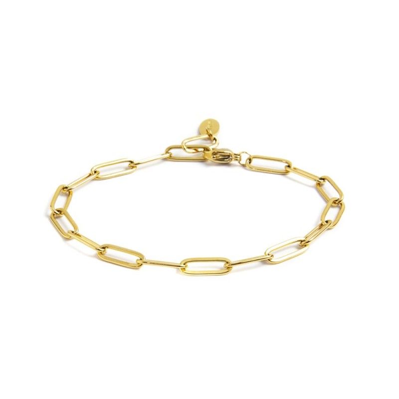 Bracciale catena maglia larga Marlu' Donna