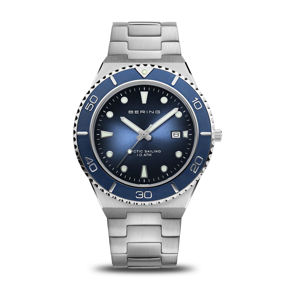 Orologio Uomo Bering Classic argento brilliante/spazzolato