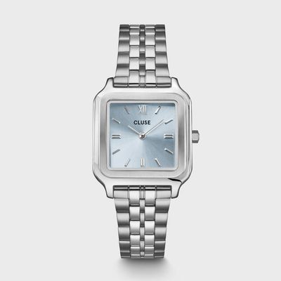 Orologio Cluse Donna Gracieuse Watch Steel, Light Blue, Silver Colour