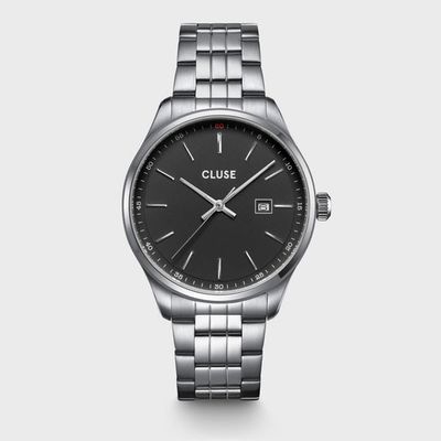 Orologio Cluse Uomo Anthéor Watch Steel Black, Silver Colour