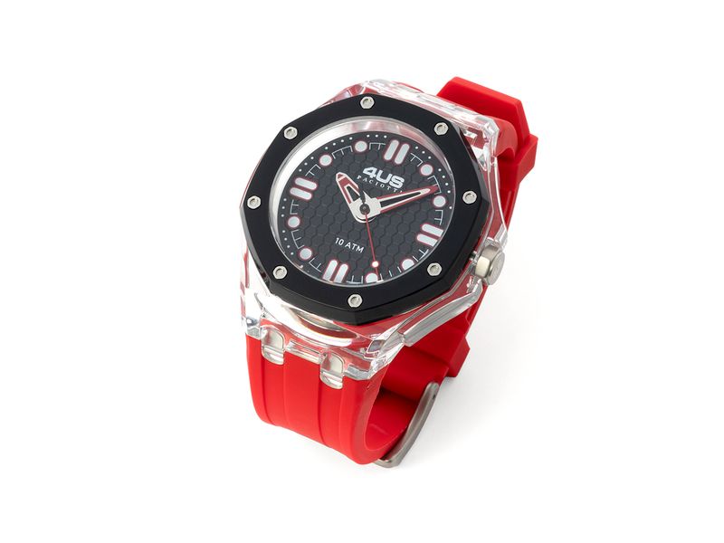 Orologio 4us Paciotti Uomo Gomma Rosso/Nero Orologio 4us Paciotti Uomo Gomma Rosso/Nero