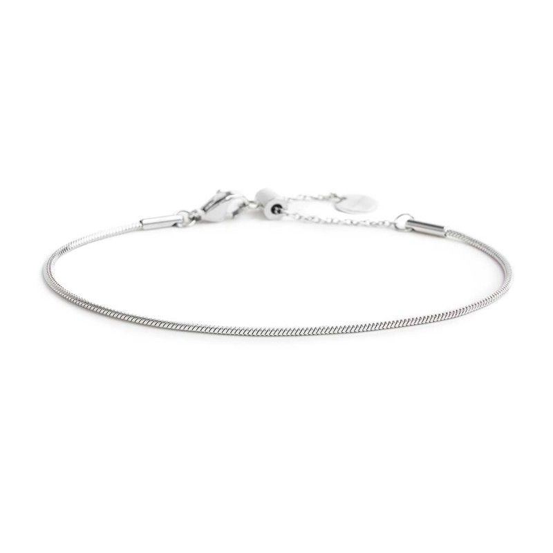 Bracciale catena snake quadrata Donna Uomo Marlu'