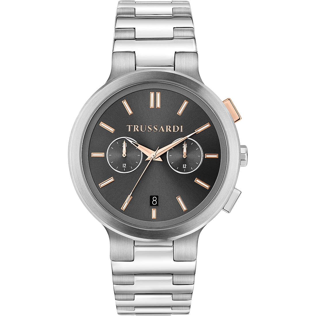 orologio solo tempo uomo Trussardi Loud Black 41mm